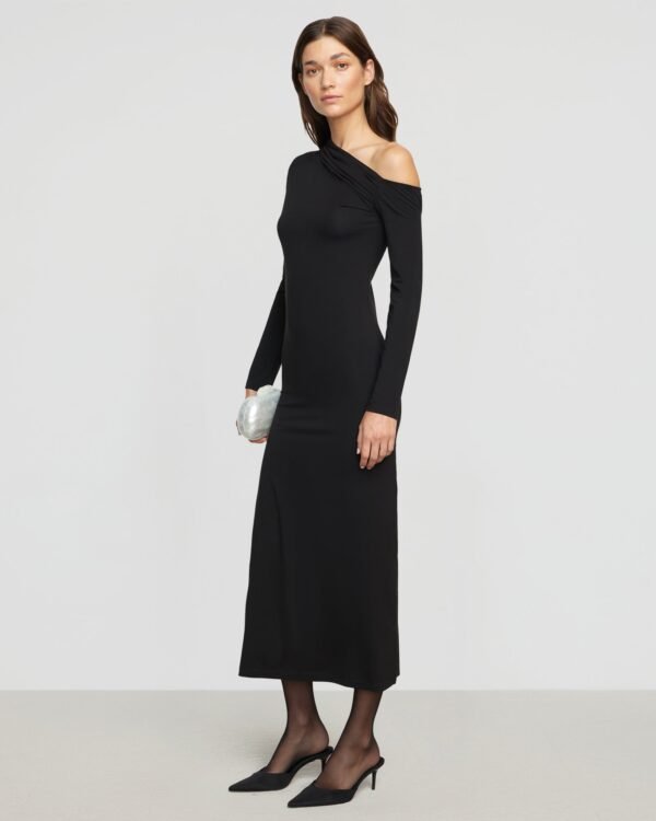 Alina Off-Shoulder Jersey Dress - Image 2