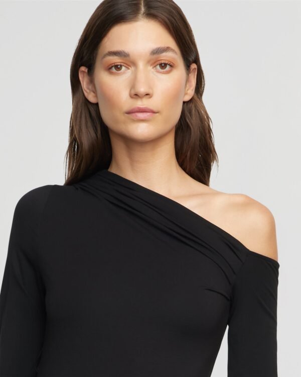 Alina Off-Shoulder Jersey Dress - Image 4