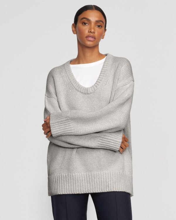 Archie Deep U-Neck Sweater - Image 2