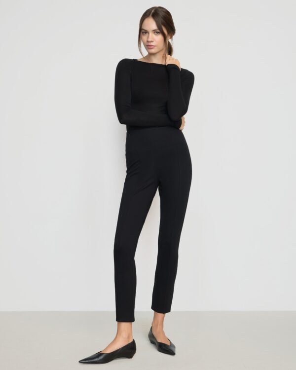 Bea Slim-Leg Ponte Stretch Pant - Image 5