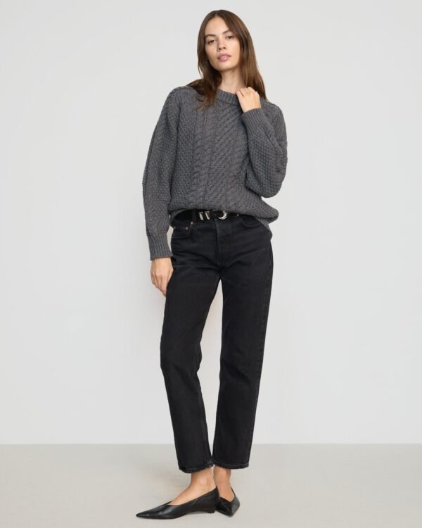 Brady Chunky Cable Knit Sweater - Image 3