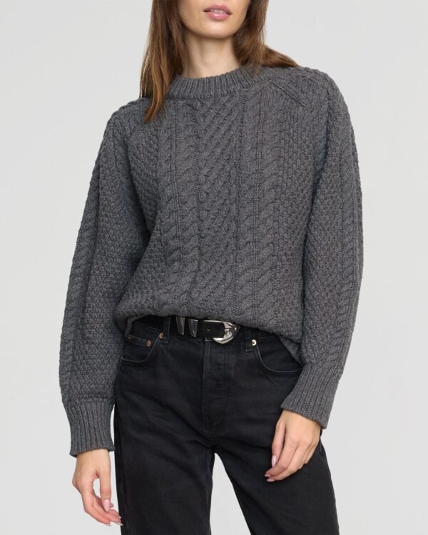 Brady Chunky Cable Knit Sweater - Image 4