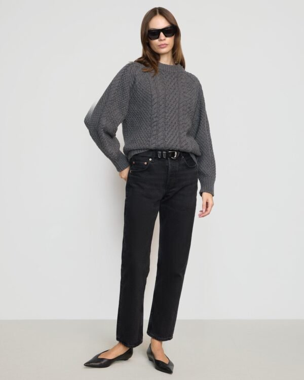 Brady Chunky Cable Knit Sweater - Image 6