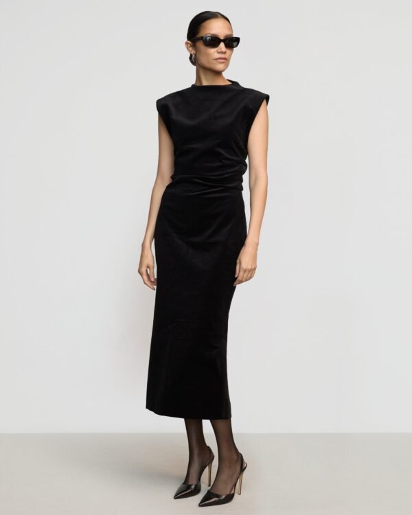 Cambria Structured Corduroy Dress - Image 2