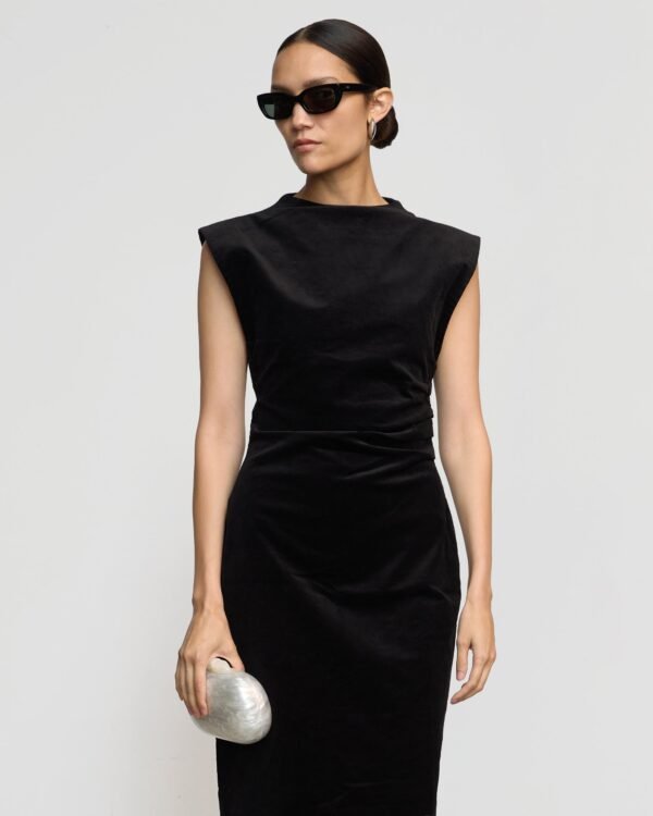 Cambria Structured Corduroy Dress - Image 3