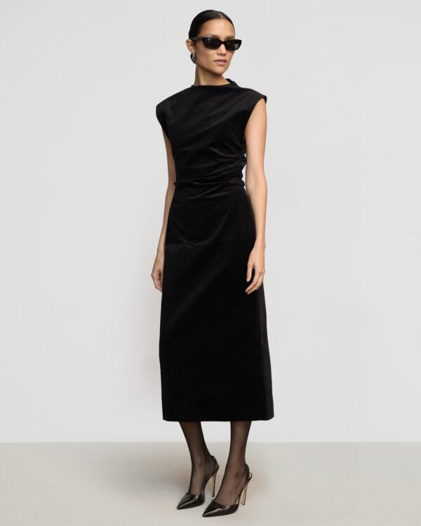 Cambria Structured Corduroy Dress - Image 4