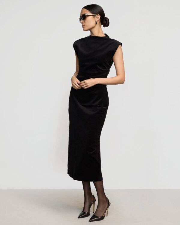 Cambria Structured Corduroy Dress - Image 6