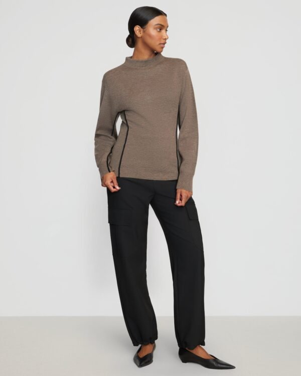 Clarice Contrast-Piping Sweater - Image 6