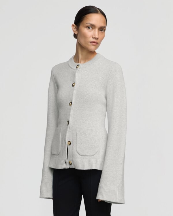 Eames Organic Cotton-Wool Button Cardigan - Image 10