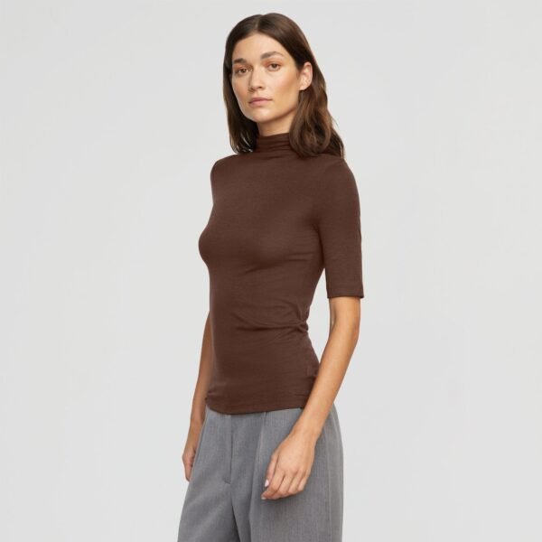 Gina Tencel-Wool Semi-Sheer Tee