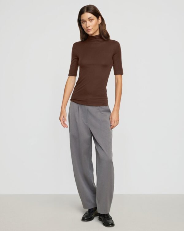 Gina Tencel-Wool Semi-Sheer Tee - Image 3