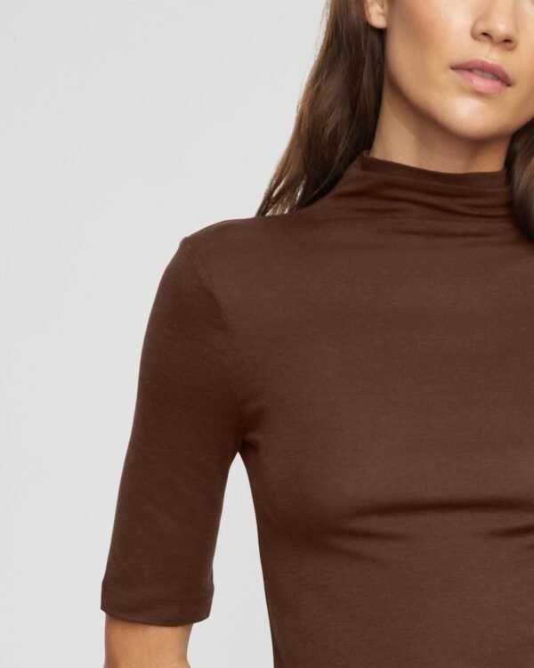 Gina Tencel-Wool Semi-Sheer Tee - Image 5