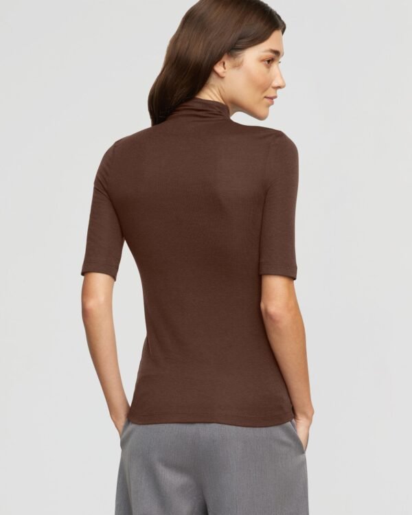 Gina Tencel-Wool Semi-Sheer Tee - Image 6