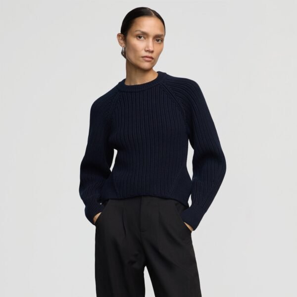 Iona Organic Cotton Cropped Sweater