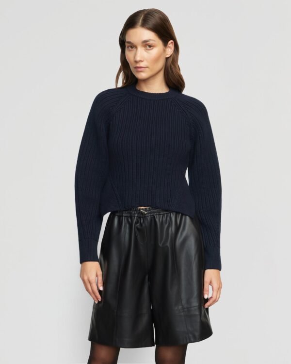 Iona Organic Cotton Cropped Sweater - Image 4