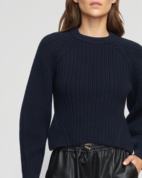 Iona Organic Cotton Cropped Sweater - Image 6