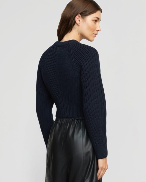 Iona Organic Cotton Cropped Sweater - Image 9