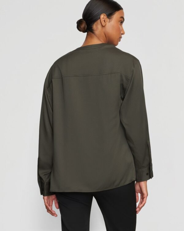 Jemima Wrap-Neck Tencel Blouse - Image 6