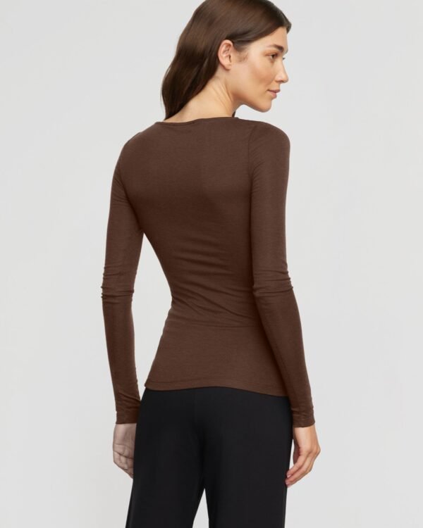 Lana Tencel-Wool Semi-Sheer Tee - Image 7