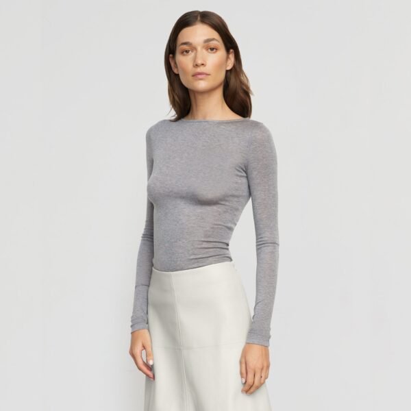 Lana Tencel-Wool Semi-Sheer Tee