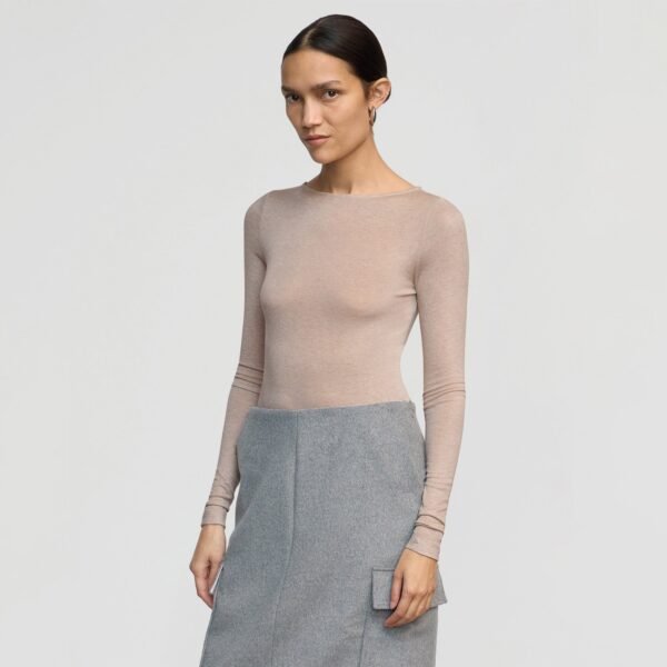 Lana Tencel-Wool Semi-Sheer Tee