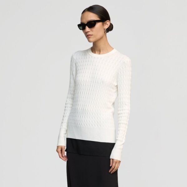 Rania Lightweight Cable Sweater