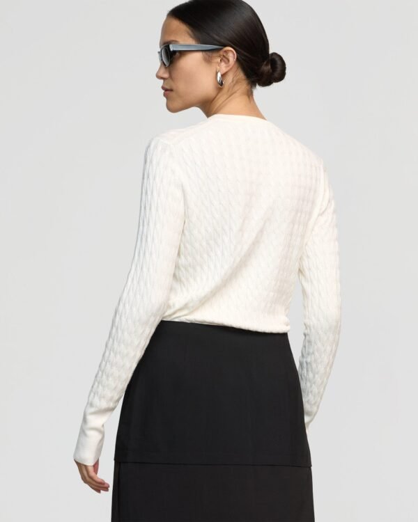 Rania Lightweight Cable Sweater - Image 6