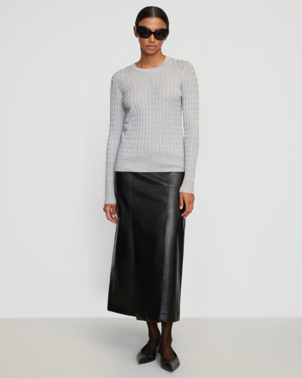 Rania Lightweight Cable Sweater - Image 6