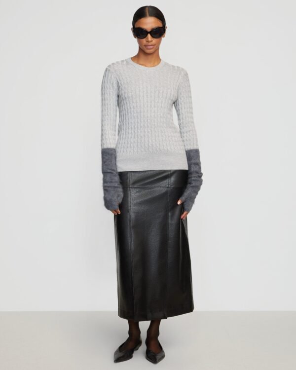 Rania Lightweight Cable Sweater - Image 8