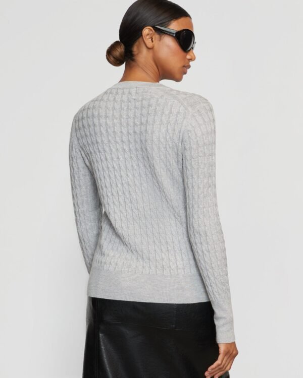 Rania Lightweight Cable Sweater - Image 9