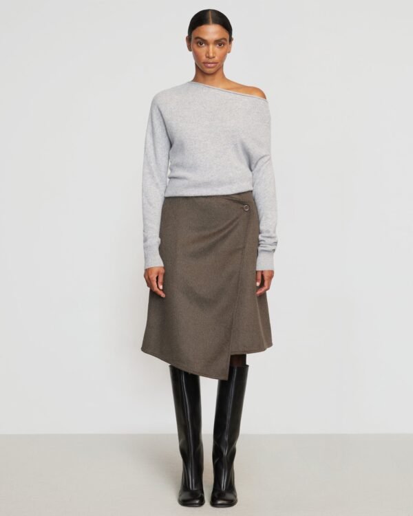 Sadie Asymmetric Wrap Skirt - Image 6