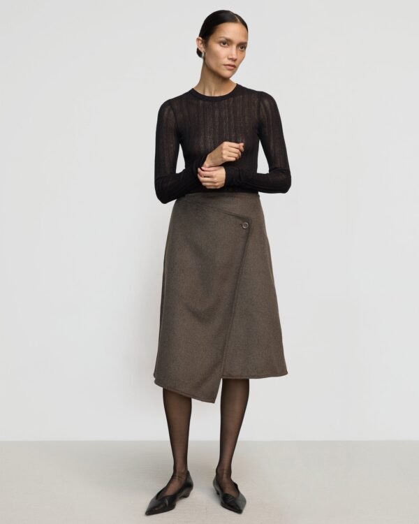 Sadie Asymmetric Wrap Skirt - Image 2