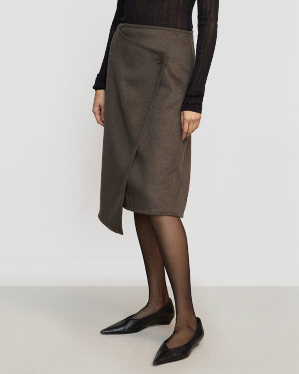 Sadie Asymmetric Wrap Skirt - Image 3