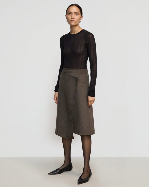 Sadie Asymmetric Wrap Skirt - Image 4