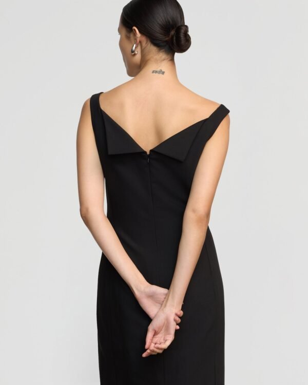 Thanya Wide-Neck Split-Back Dress - Image 7