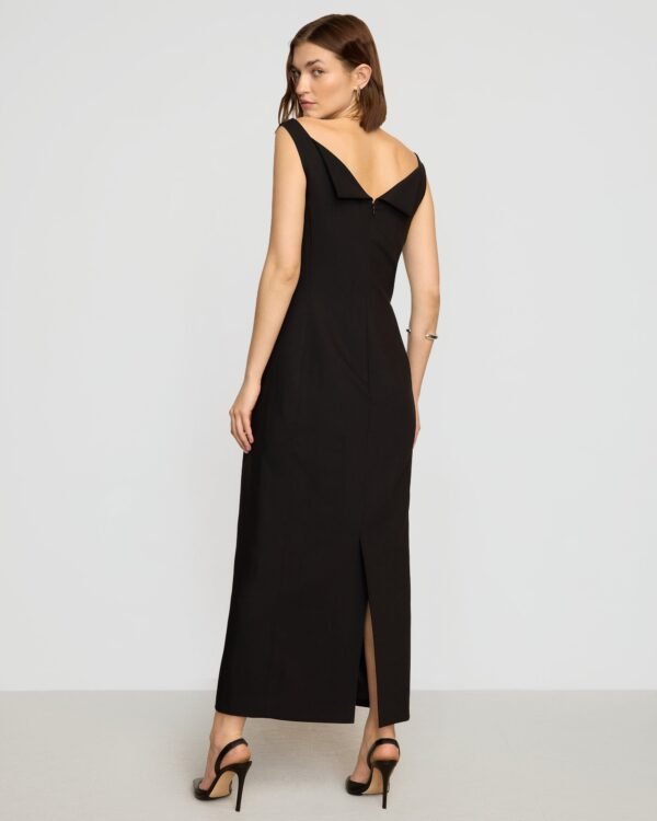 Thanya Wide-Neck Split-Back Dress - Image 5