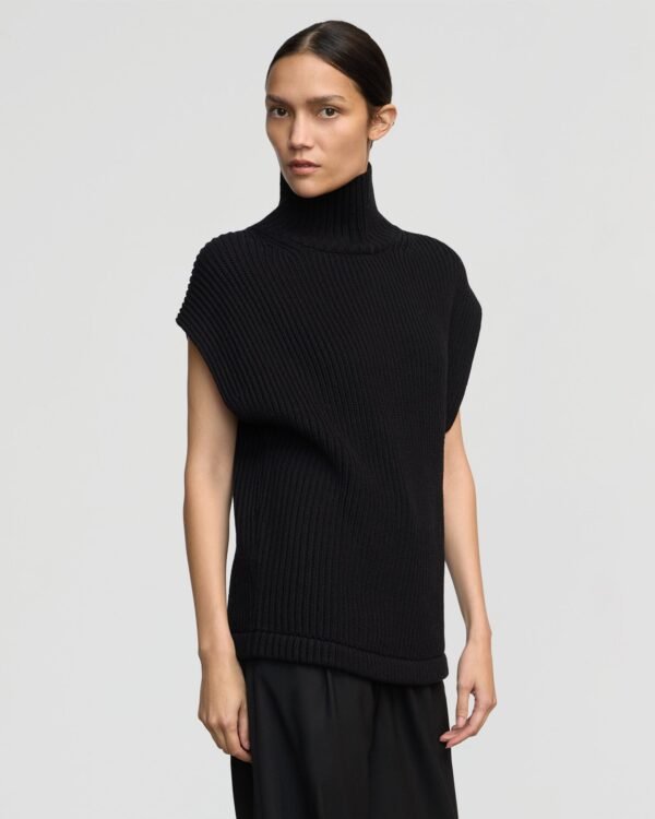 Tully Organic Cotton Turtleneck Vest - Image 2