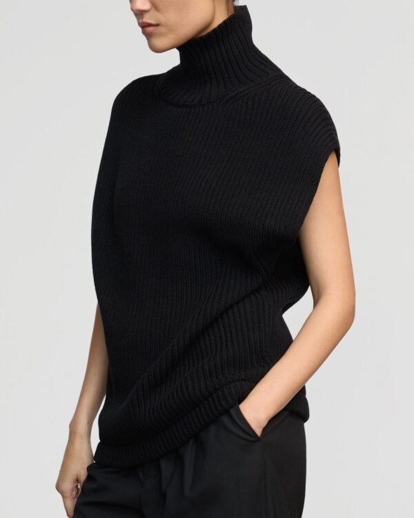 Tully Organic Cotton Turtleneck Vest - Image 4