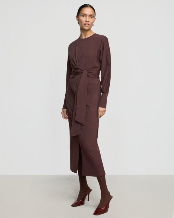 Wei Tie-Front Organic Cotton Dress - Image 2