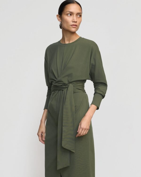 Wei Tie-Front Organic Cotton Dress - Image 2