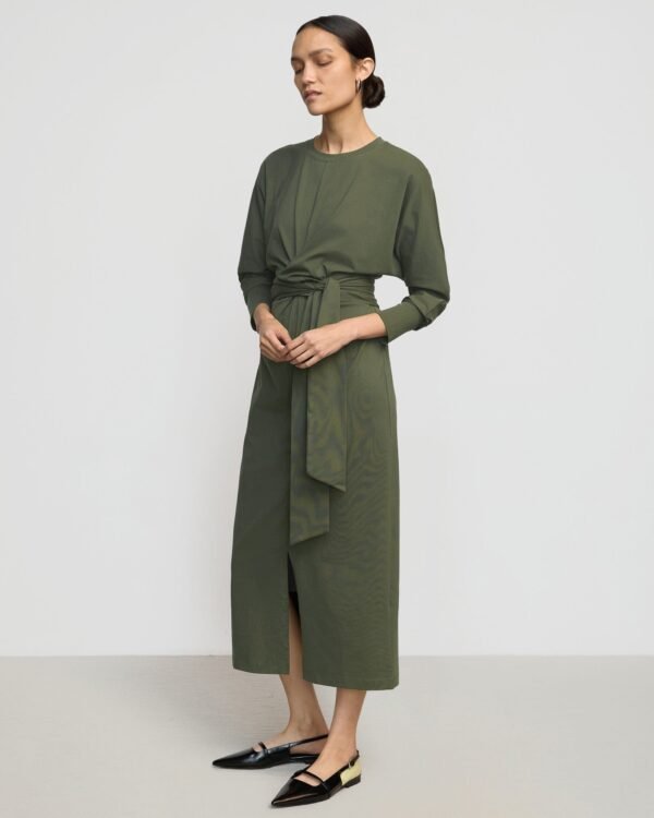 Wei Tie-Front Organic Cotton Dress - Image 4