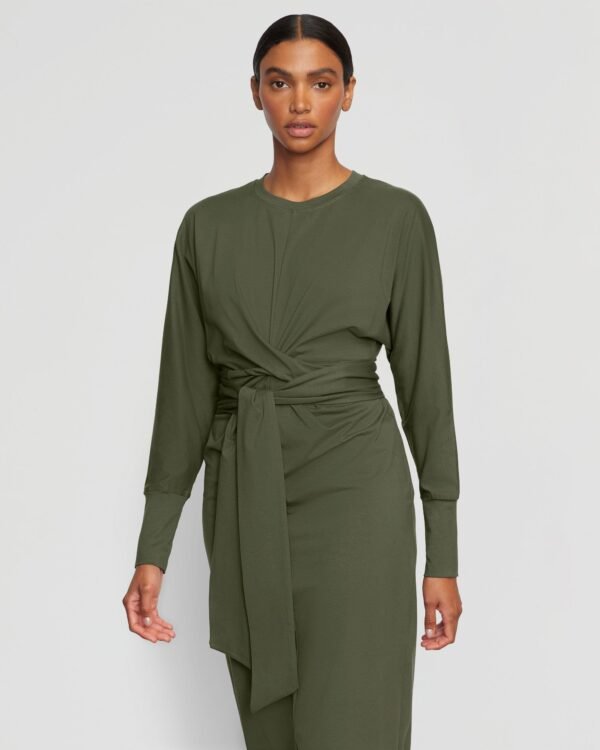 Wei Tie-Front Organic Cotton Dress - Image 6